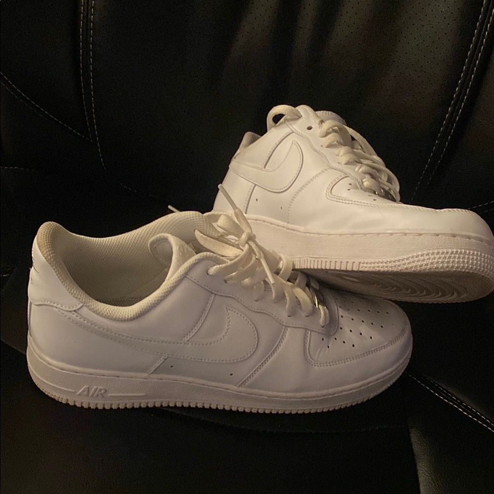 Nike Air Force 1 All-White Sneakers